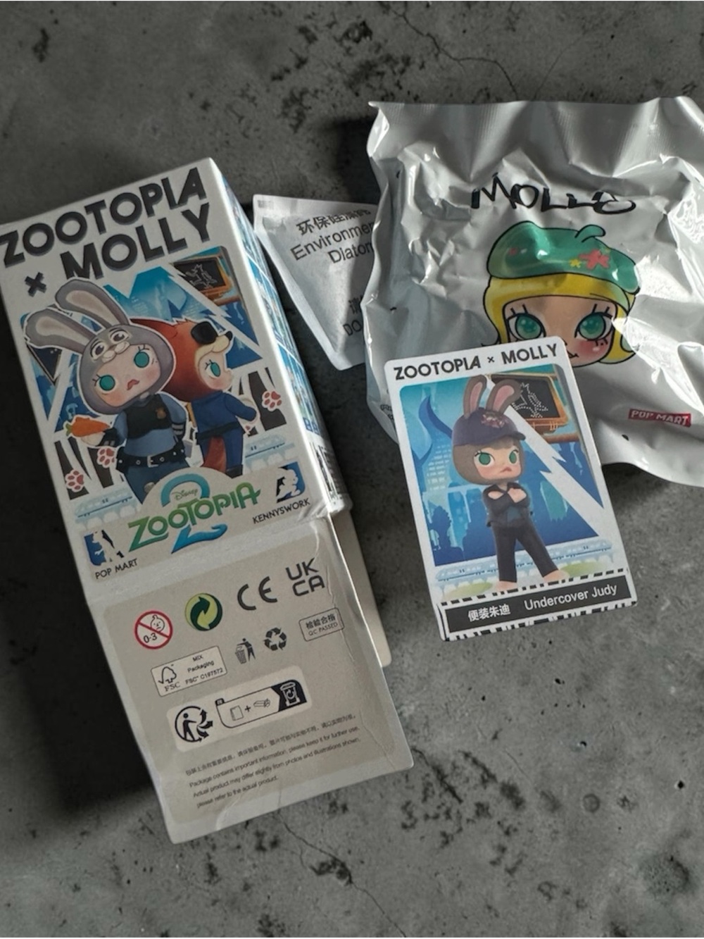 Zootopia x Molly Undercover Judy Collectible Figure